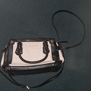 Michael Kors Black and White Satchel